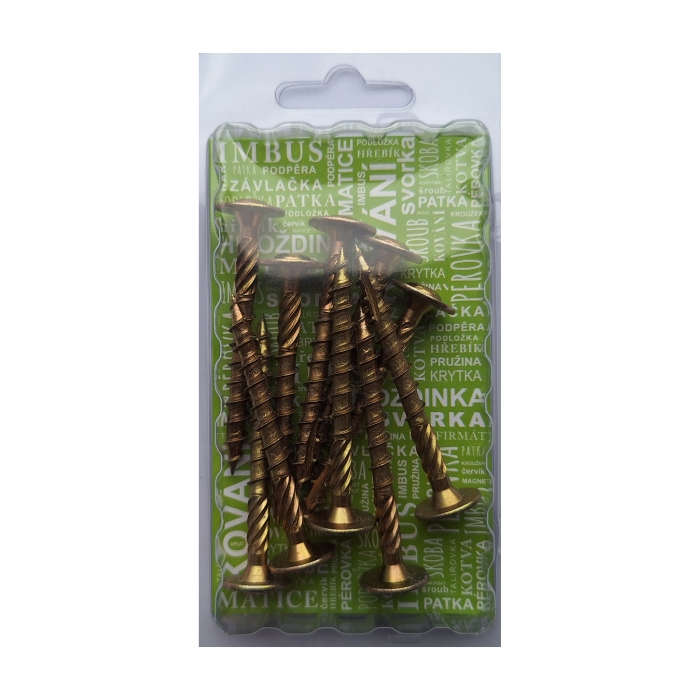 Vrut konstrukční tal.hl torx TX ZŽ 8,0x240 (25ks) - 56171